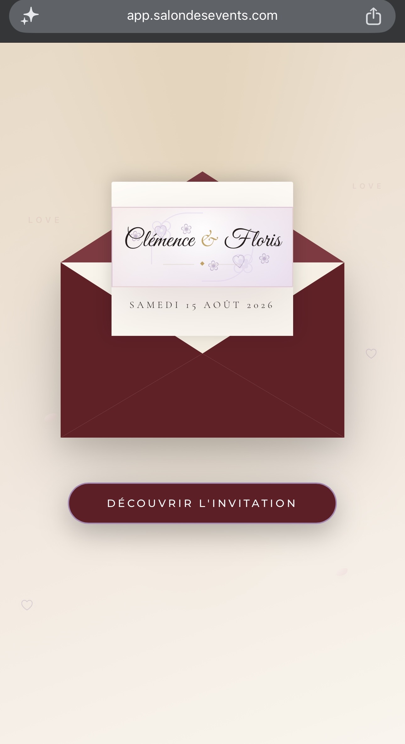 Mariage Clemence & Floris